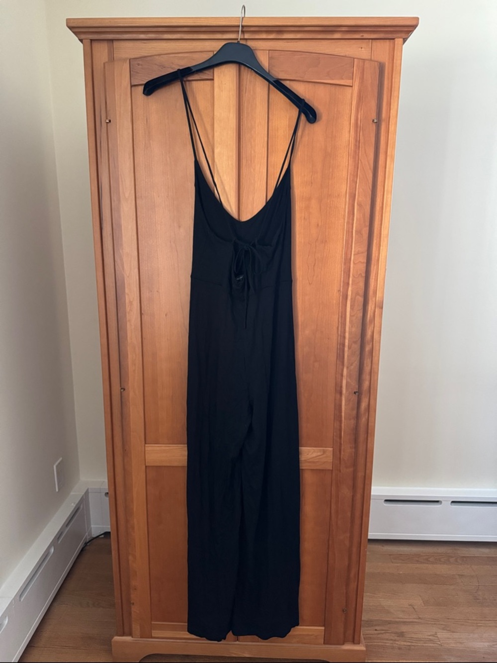 Black Strappy Jumpsuit - Picture 3 of 4